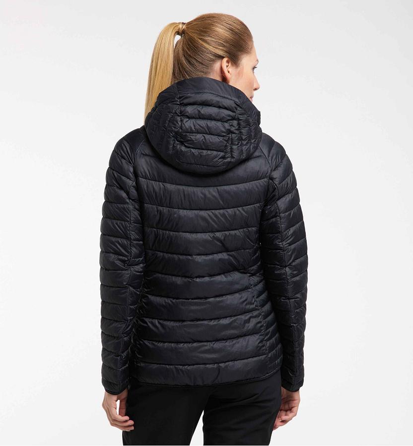 Haglöfs Womens V Series Mimic Down Jacket Black New Zealand 59264BYPJ